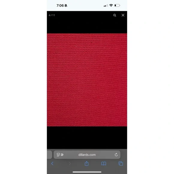 Tommy Bahama Women's Shimmer Crystal Bateau Sweater Red Sz Small NWT - Picture 4 of 7